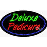 LED Sign - Deluxe Pedicure / 15"H x 27"W x 1"D