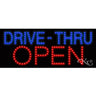 LED Sign - Drive Thru Open / 11"H x 27"W x 1"D