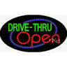 LED Sign - Drive Thru Open / 15"H x 27"W x 1"D