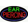 LED Sign - Ear Piercing / 15"H x 27"W x 1"D