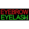 LED Sign - Eyebrow Eyelash / 11"H x 27"W x 1"D