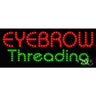 LED Sign - Eyebrow Threading / 11"H x 27"W x 1"D