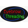 LED Sign - Eyebrow Threading / 15"H x 27"W x 1"D