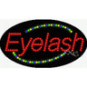 LED Sign - Eyelash / 15"H x 27"W x 1"D