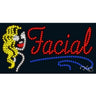 LED Sign - Facial / 17"H x 32"W x 1"D