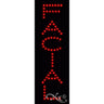 LED Sign - Facial / 21"H x 7"W x 1"D
