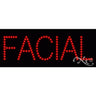 LED Sign - Facial / 8"H x 20"W x 1"D