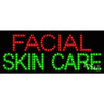 LED Sign - Facial Skin Care / 11"H x 27"W x 1"D