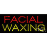 LED Sign - Facial Waxing / 8"H x 20"W x 1"D