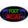 LED Sign - Foot Massage / 15"H x 27"W x 1"D