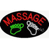 LED Sign - Foot Massage / 15"H x 27"W x 1"D