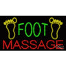 LED Sign - Foot Massage / 17"H x 32"W x 1"D