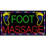 LED Sign - Foot Massage / 20"H x 37"W x 1"D