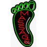 LED Sign - Foot Massage / 37"H x 20"W x 1"D