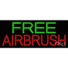 LED Sign - Free Airbrush / 11"H x 27"W x 1"D