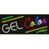 LED Sign - Gel Color / 11"H x 27"W x 1"D