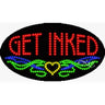 LED Sign - Get Inked / 15"H x 27"W x 1"D
