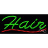 LED Sign - Hair / 11"H x 27"W x 1"D