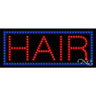 LED Sign - Hair / 11"H x 27"W x 1"D