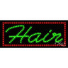 LED Sign - Hair / 11"H x 27"W x 1"D