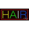 LED Sign - Hair / 11"H x 27"W x 1"D