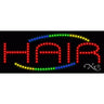 LED Sign - Hair / 11"H x 27"W x 1"D