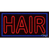 LED Sign - Hair / 17"H x 32"W x 1"D