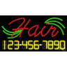 LED Sign - Hair / 17"H x 32"W x 1"D