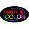 LED Sign - Hair & Color / 15"H x 27"W x 1"D