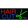 LED Sign - Hair Cut / 11"H x 27"W x 1"D