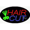 LED Sign - Hair Cut / 15"H x 27"W x 1"D