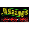 LED Sign - Massage / 17"H x 32"W x 1"D
