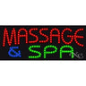 LED Sign - Massage & Spa / 11"H x 27"W x 1"D