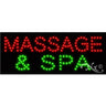 LED Sign - Massage & Spa / 8"H x 20"W x 1"D