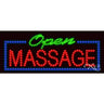 LED Sign - Massage Open / 11"H x 27"W x 1"D