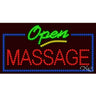 LED Sign - Massage Open / 17"H x 32"W x 1"D