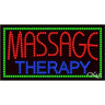 LED Sign - Massage Therapy / 17"H x 32"W x 1"D
