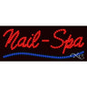 LED Sign - Nail Spa / 11"H x 27"W x 1"D