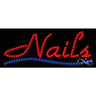 LED Sign - Nails / 11"H x 27"W x 1"D