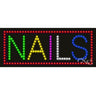 LED Sign - Nails / 11"H x 27"W x 1"D