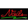 LED Sign - Nails / 11"H x 27"W x 1"D