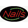 LED Sign - Nails / 15"H x 27"W x 1"D
