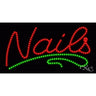 LED Sign - Nails / 17"H x 32"W x 1"D