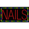 LED Sign - Nails / 17"H x 32"W x 1"D