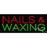 LED Sign - Nails & Waxing / 8"H x 20"W x 1"D