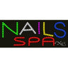 LED Sign - Nails Spa / 11"H x 27"W x 1"D
