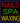 LED Sign - Nails Spa Waxing / 27"H x 27"W x 1"D