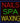 LED Sign - Nails Spa Waxing / 27"H x 27"W x 1"D