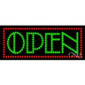 LED Sign - Open / 11"H x 27"W x 1"D