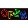 LED Sign - Open / 11"H x 27"W x 1"D